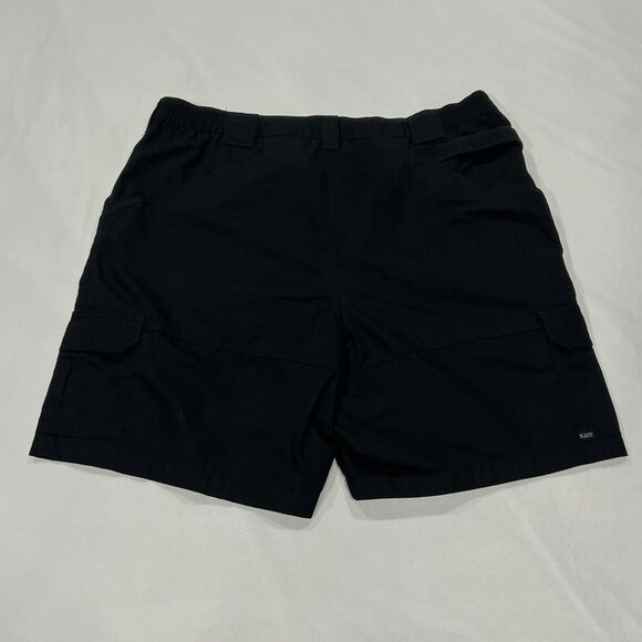511 Tactical Men Black Utility Outdoor Cargo Cotton Blend Shorts Pockets Size 42 - Picture 4 of 9